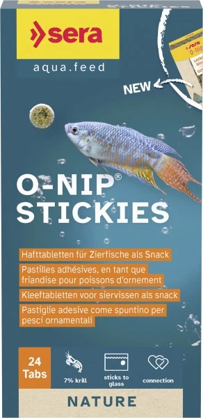 Sera Fischfutter O-Nip Stickies 24 Tabs  Fischfutter - Bild 1 von 1