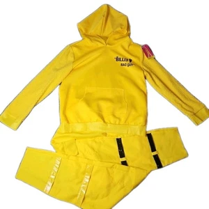 NWT Billie Eilish Unisex Yellow Bad Guy  Costume Youth Size LG 10-12 - Picture 1 of 6