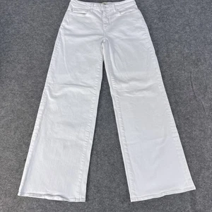 L'Agence Alicent Jeans Womens 27 High Rise Wide Leg Made in USA Spandex Denim - Picture 1 of 14