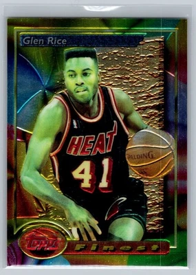 1993-94 Topps Finest #15 Glen Rice Miami Heat - Image 1 of 2