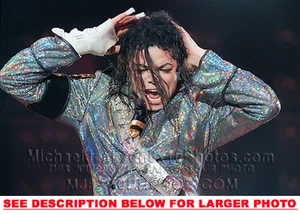 FOTO MICHAEL JACKSON PELIGROSA Y DE PRIMER PLANO 1xRARA 8x10 - Imagen 1 de 1