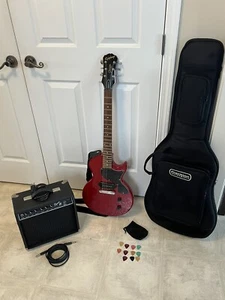 Guitarra Eléctrica Epiphone-Gibson Les Paul Junior - ¡ROJA CEREZA con EXTRAS! - Imagen 1 de 18