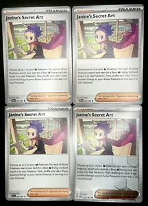 Janine's Secret Art 059/064 (4x) Shrouded Fable Pokemon Playset NM Reverse Holo - Picture 1 of 1