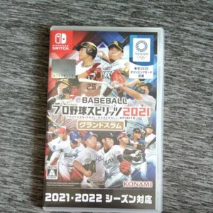 Nintendo Switch eBASEBALL Professional Baseball Spirits 2021 Grand Slam Japan - Picture 1 of 3