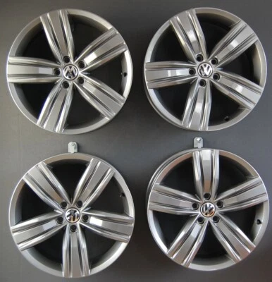 JUEGO LLANTAS ALUMINIO ORIGINALES 19 PULGADAS VW VOLKSWAGEN TIGUAN II VICTORIA - Imagen 1 de 4