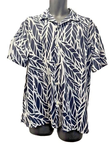 Zara Regular Fit Botones Manga Corta Hombre Talla XL Blanco Negro - Imagen 1 de 6