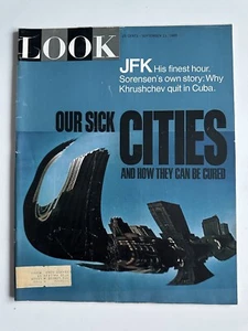 LOOK MAGAZINE - September 21 1965 - SICK CITIES CURED SORENSEN STORY KHRUSHCHEV - Picture 1 of 1
