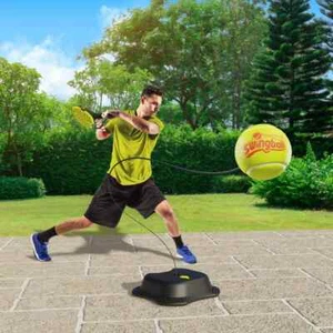 Swingball Reflex Toy Tennis Pro 2pc Ages 6+ years in Black/Neon Yellow - Picture 1 of 10