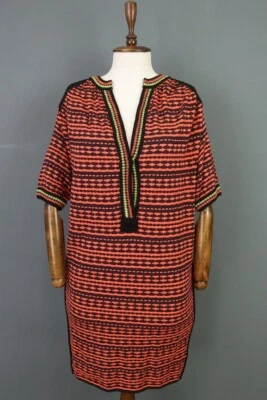 Missoni Dress Blue Size 2 A-Line Multicolor Printed 3/4 Sleeve Business - Image 1 of 4