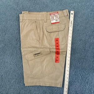 Unionbay hellbraune Cargo-Shorts aus Stretchstoff Gr. 34 Herren neu mit Etikett " - Bild 1 von 7