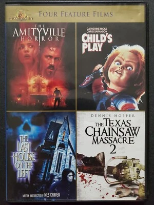 Amityville Horror/Child's Play/Last House On Left/Texas Chainsaw Massacre 2 DVD - Image 1 of 4