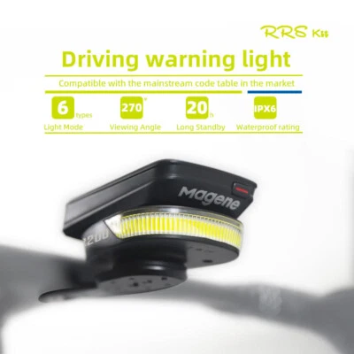 Rrskit FR200 Bicycle Front Light USB Bike Headlight - Compatible for Garmin - Image 1 of 4