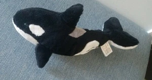 Fiesta Toys Orca Black & White Whale 12" Plush Animal Sea Fish Toy Collectible - Picture 1 of 1