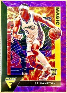 RJ Hampton /18 RC 2020/21 Panini Flux PURPLE SCOPE PRIZM #217 Rookie Magic SSP - Bild 1 von 2
