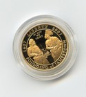 GOLD 2007 Jamestown 400th Anniversary 1/4 Oz. US $ 5 PROOF mit Box & Qua. JT-3