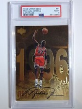 1998 Upper Deck Michael Jordan Gatorade #11 Jumbo GOLD Foil - PSA 9 (Low POP)