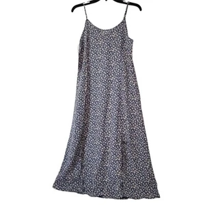 Verreisen Damen Sommer Spaghettiträger Kleid Freizeit V-Ausschnitt Blumenmuster Small - Bild 1 von 10