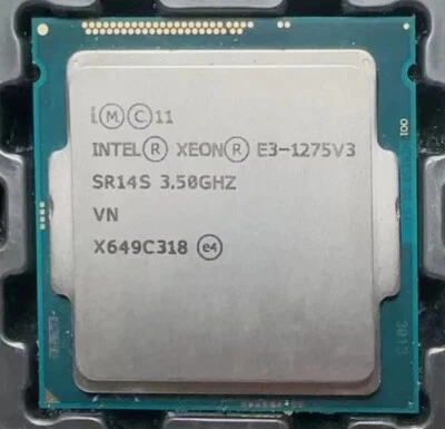 Intel Xeon E3-1275 v3 LGA 1150 CPU SR14S 3.5GHz Quad Core 8MB 84W Processor - Image 1 of 3