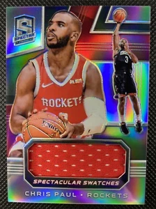 2018-19 Panini Spectra Chris Paul Silver Spectacular Swatches Patch /99 #SS-CPL - Picture 1 of 2