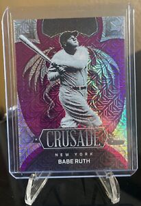 Babe Ruth 2023 Panini Chronicles Crusade Velocity Prizm /50 SP NY Yankees #6