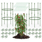 3-Pack Garden Tomato Trellis 40'' Plant Support Cage w/ Adjustable Size for