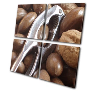 Winter Gemüse Essen Weihnachten MULTI LEINWAND WANDBILD Bild Druck - Bild 1 von 1