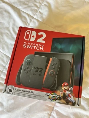 Nintendo Switch 2 Handheld Console System with Mario Kart World Bundle, New - Image 1 of 3