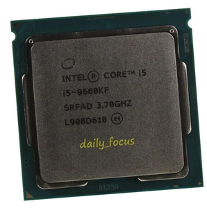 Intel Core i5 9600KF 3,7 GHz LGA1151 6-rdzeniowy 6 wątków SRG12 CPU Procesory 9 MB - Zdjęcie 1 z 4