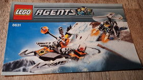 LEGO Ultra Agents 8631 Jetpack Pursuit Instruction Manual Only No Bricks