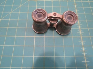 LeMaire FABi PARIS opera BINOCULARS VINTAGE antique grass jungle pattern ? - Picture 1 of 4