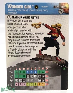 Kit quirúrgico mensual Heroclix Wonder Girl #DC24-007.1 ¡Tarjeta de equipo! - Imagen 1 de 1