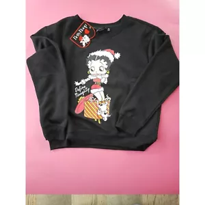 Betty Boop Define Naughty Holiday sweatshirt. Size xl - Picture 1 of 6