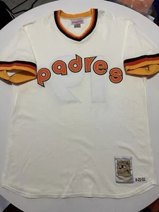 2001 Mitchell & Ness Tony Gwynn Retirement Ceremony jersey XL San Diego Padres - Picture 1 of 20