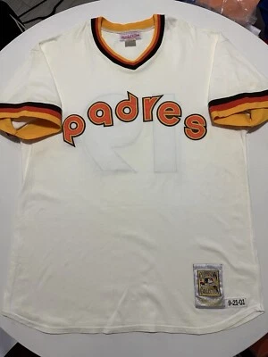 2001 Mitchell & Ness Tony Gwynn Retirement Ceremony jersey XL San Diego Padres - Image 1 of 4