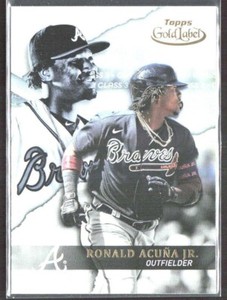 2020 Topps Gold Label Ronald Acuna Jr. Class 3