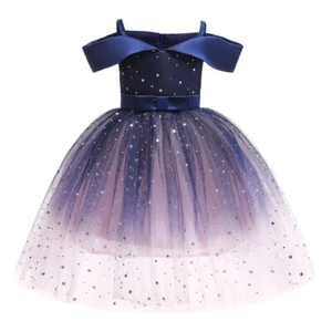 Flower Girls Princess Tutu Dress Formal Bridesmaid Wedding Pageant Party Gown - Picture 1 of 40