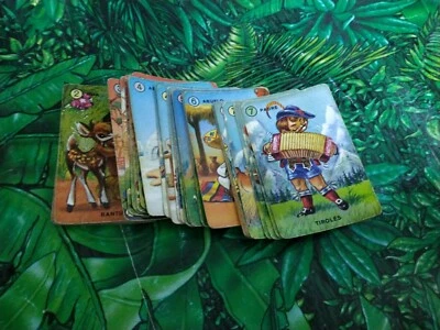 Baraja de Cartas Naipes Familias de 7 Paises año 1984 Heraclio Fournier Sin caja - Imagen 1 de 4