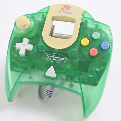 Dreamcast Controller Pad HKT-7700 Millennium 2000 Lime Green Sega Tested 0454 - Image 1 of 4