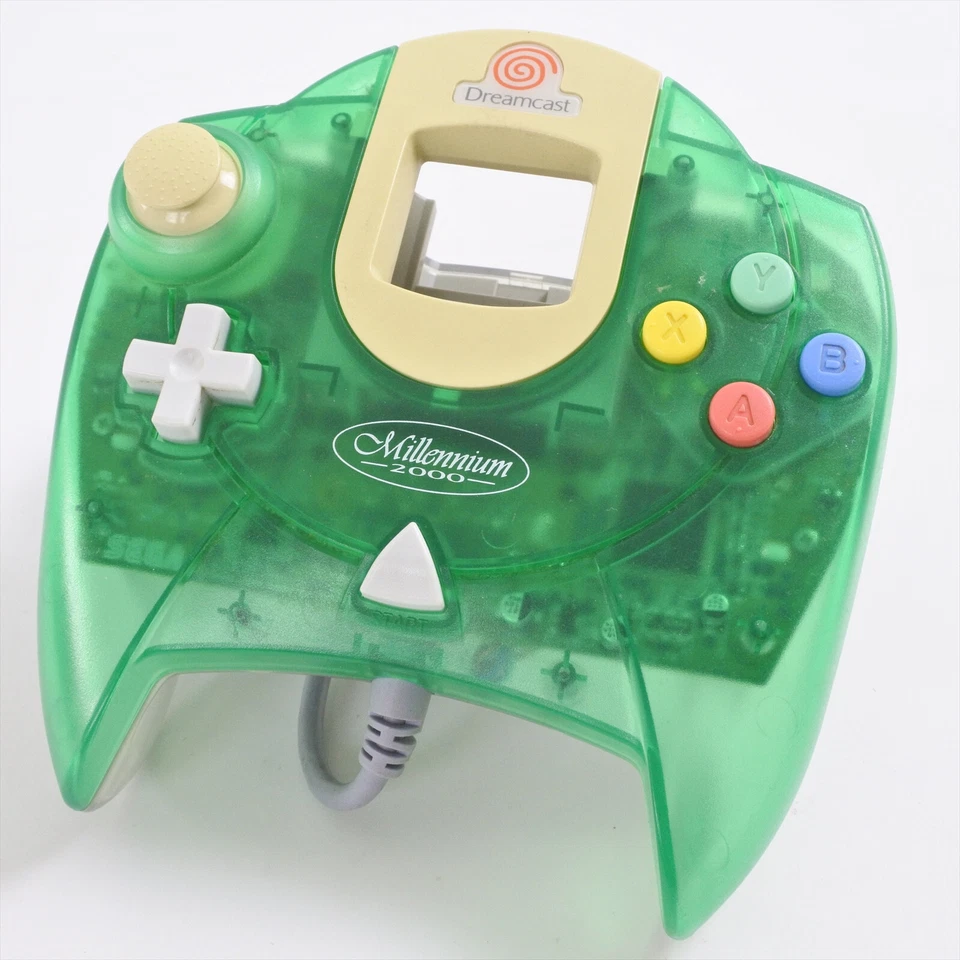 Dreamcast Controller Pad HKT-7700 Millennium 2000 Lime Green Sega Tested 0454 - Image 1 of 4