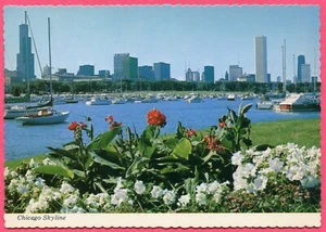 Postal #137 - Chicago Skyline - Chicago, Illinois - Imagen 1 de 2