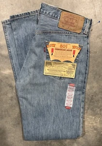 Levis 501 XX Jeans Vintage Deadstock Herren 34x34 Button Fly Neu mit Etikett - Bild 1 von 6