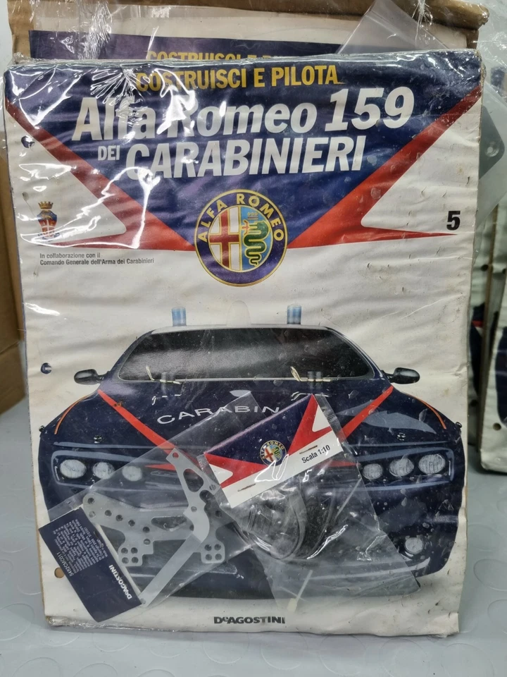 ALFA ROMEO 159 DEI CARABINIERI SCALA 1/10 A SCOPPIO DEAGOSTINI USCITA n°5 - Immagine 1 di 1