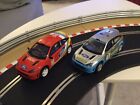 Scalextric Two Rally Ford Focus Cars In Lovely Condition -two For Twenty Two