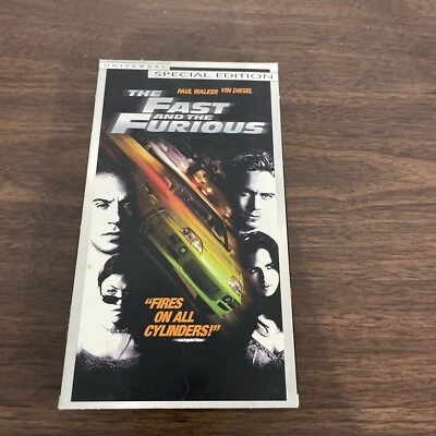 The Fast and the Furious (VHS, 2002, Special Edition Contains Bonus Footage) - Image 1 of 2