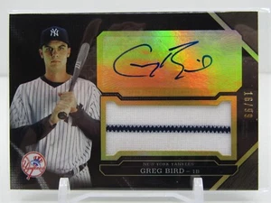 GREG BIRD 2016 TOPPS TRIPLE THREADS PINSTRIPE PATCH AUTOGRAPH AUTO! #16/99! - Picture 1 of 2
