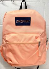 JanSport Cross Town Peach Pink 26L Backpack 100% Recycled Polyester School/Work