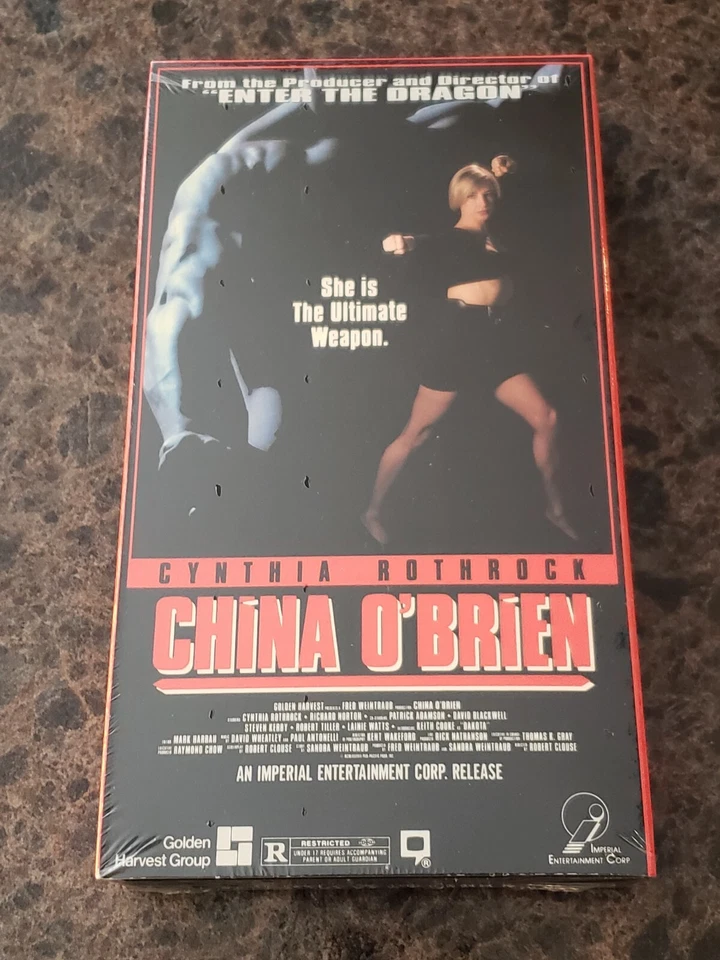BRAND NEW China O'Brien (VHS, 1991) Cynthia Rothrock RARE Sealed OOP - Image 1 of 4