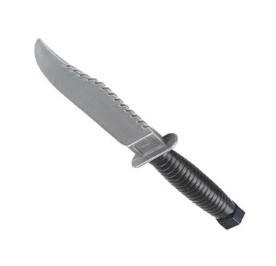 Bendy Fake DAGGER SURVIVAL KNIFE Plastic Weapon Hunter Cosplay LARP Costume Prop - Image 1 of 4