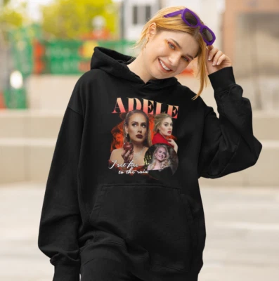 HATTREE Adel sängerin Laurie Blue Adkins Konzert Fan Shirt Bio Damen Hoodie S-XXXL