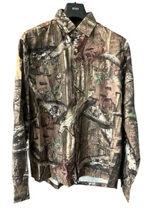 NEW Rocky Silent Hunter LS Button Front (L) Scent IQ Atomic Mossy Oak Infinity - Picture 1 of 3